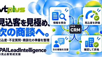 AI見込客育成支援｜見込度評価から商談化の準備まで