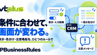 業務ルール設定｜条件付き入力制御・色分け・注意表示｜IPBusinessRules