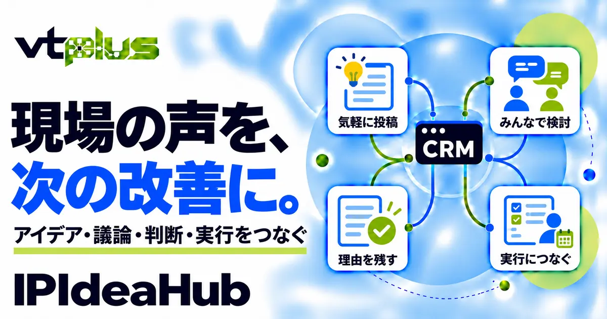 社内アイデア・改善提案の共有と実行管理｜IPIdeaHub
