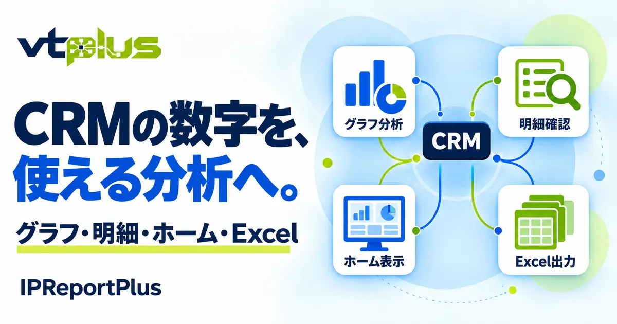 レポート・グラフ・Excel出力｜IPReportPlus
