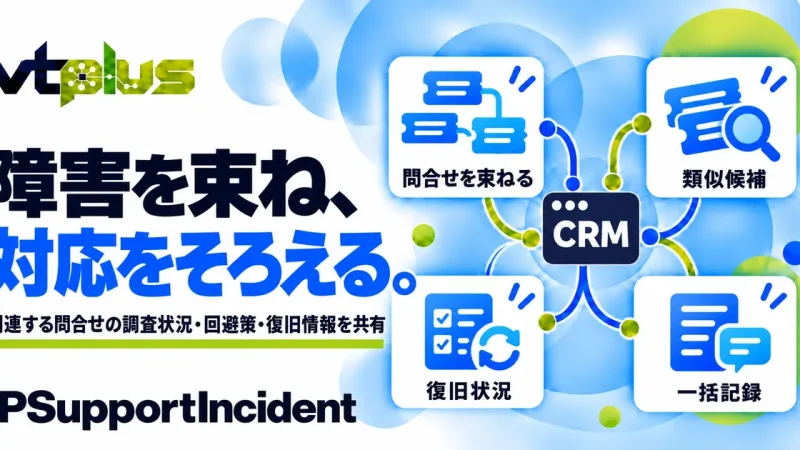 類似問合せ・障害束ね管理｜IPSupportIncident