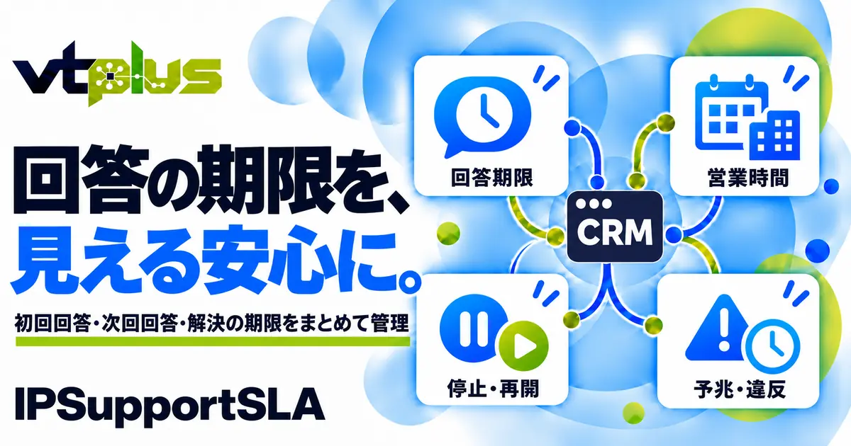 SLA・回答期限管理｜IPSupportSLA