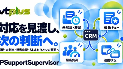サポート状況・担当負荷を見える化｜IPSupportSupervisor