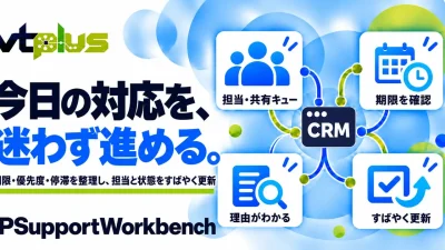 問合せ対応を一画面で進める｜IPSupportWorkbench